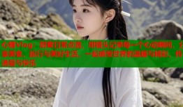 心糖Vlog：甜蜜日常点滴，用镜头记录每一个心动瞬间，分享美食、旅行与美好生活，一起感受世界的温暖与精彩，传递爱与快乐