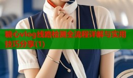 糖心vlog线路检测全流程详解与实用技巧分享(1)