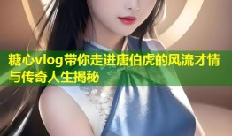 糖心vlog带你走进唐伯虎的风流才情与传奇人生揭秘