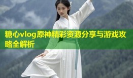糖心vlog原神精彩资源分享与游戏攻略全解析