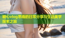 糖心vlog思雨的日常分享与生活美学探索之旅