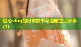 糖心vlog的日常故事与温暖生活分享(1)
