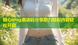 糖心vlog邀请码分享助力精彩内容轻松开启