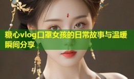 糖心vlog口罩女孩的日常故事与温暖瞬间分享