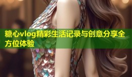 糖心vlog精彩生活记录与创意分享全方位体验