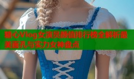 糖心Vlog女演员颜值排行榜全解析最美面孔与实力女神盘点