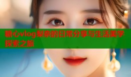 糖心vlog梨奈的日常分享与生活美学探索之旅