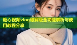 糖心视频vlog破解版全功能解析与使用教程分享