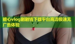 糖心vlog剧剧情下载平台高清极速无广告体验