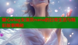 糖心vlog女演员nana的日常生活与精彩故事揭秘