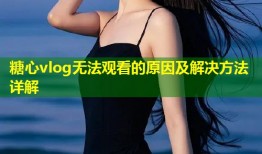 糖心vlog无法观看的原因及解决方法详解