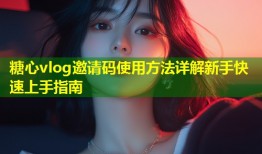 糖心vlog邀请码使用方法详解新手快速上手指南