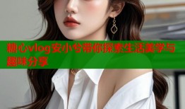 糖心vlog安小兮带你探索生活美学与趣味分享