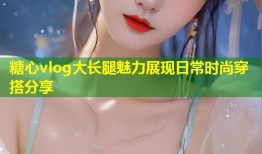 糖心vlog大长腿魅力展现日常时尚穿搭分享