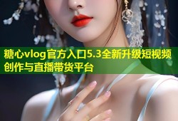 糖心vlog官方入口5.3全新升级短视频创作与直播带货平台