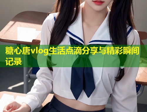 糖心唐vlog生活点滴分享与精彩瞬间记录