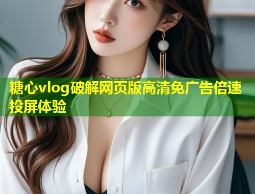 糖心vlog破解网页版高清免广告倍速投屏体验